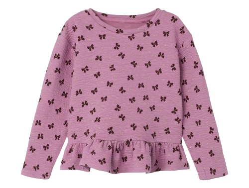 Name It mauve orchid sløjfe top
